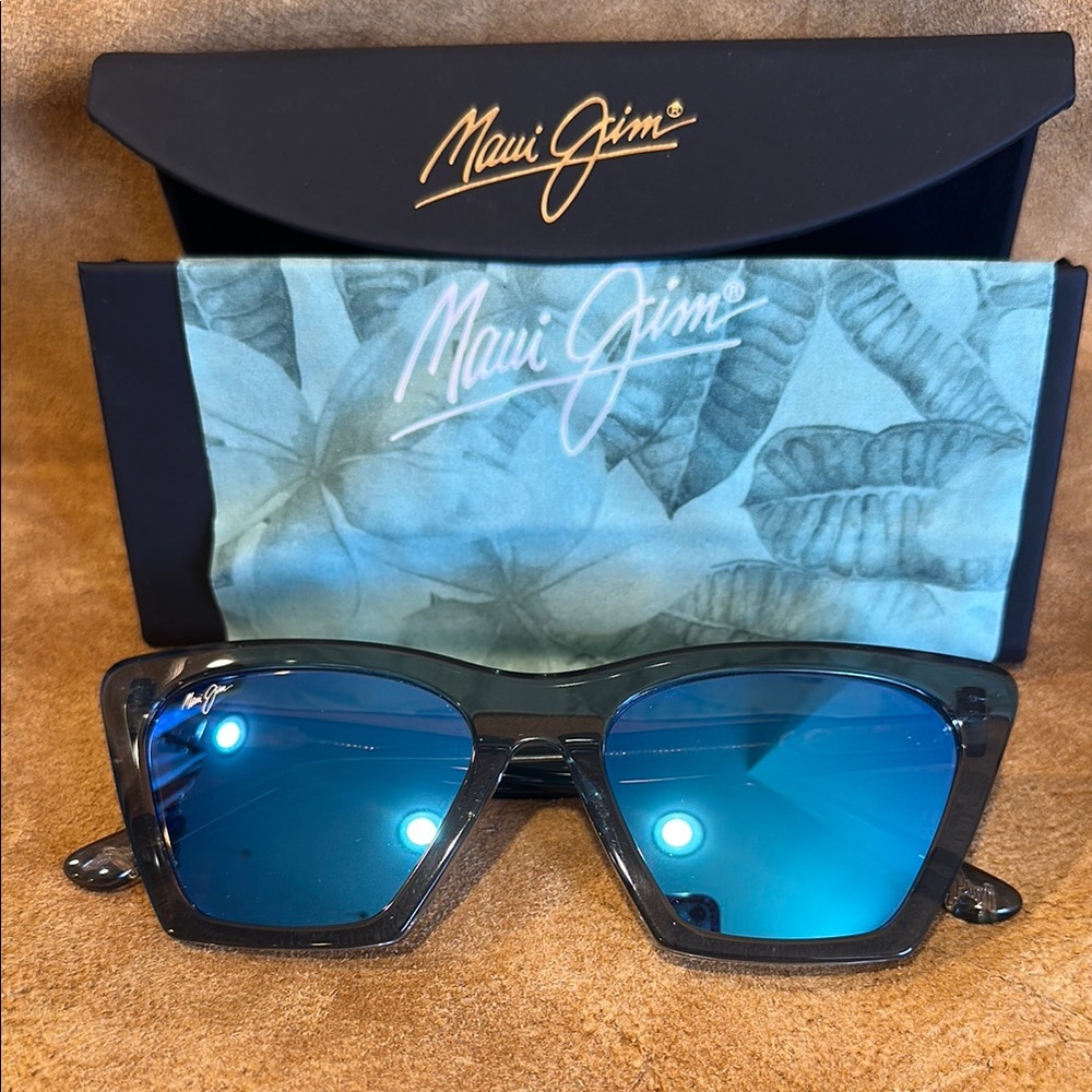 Maui Jim Black and Blue Sunglasses